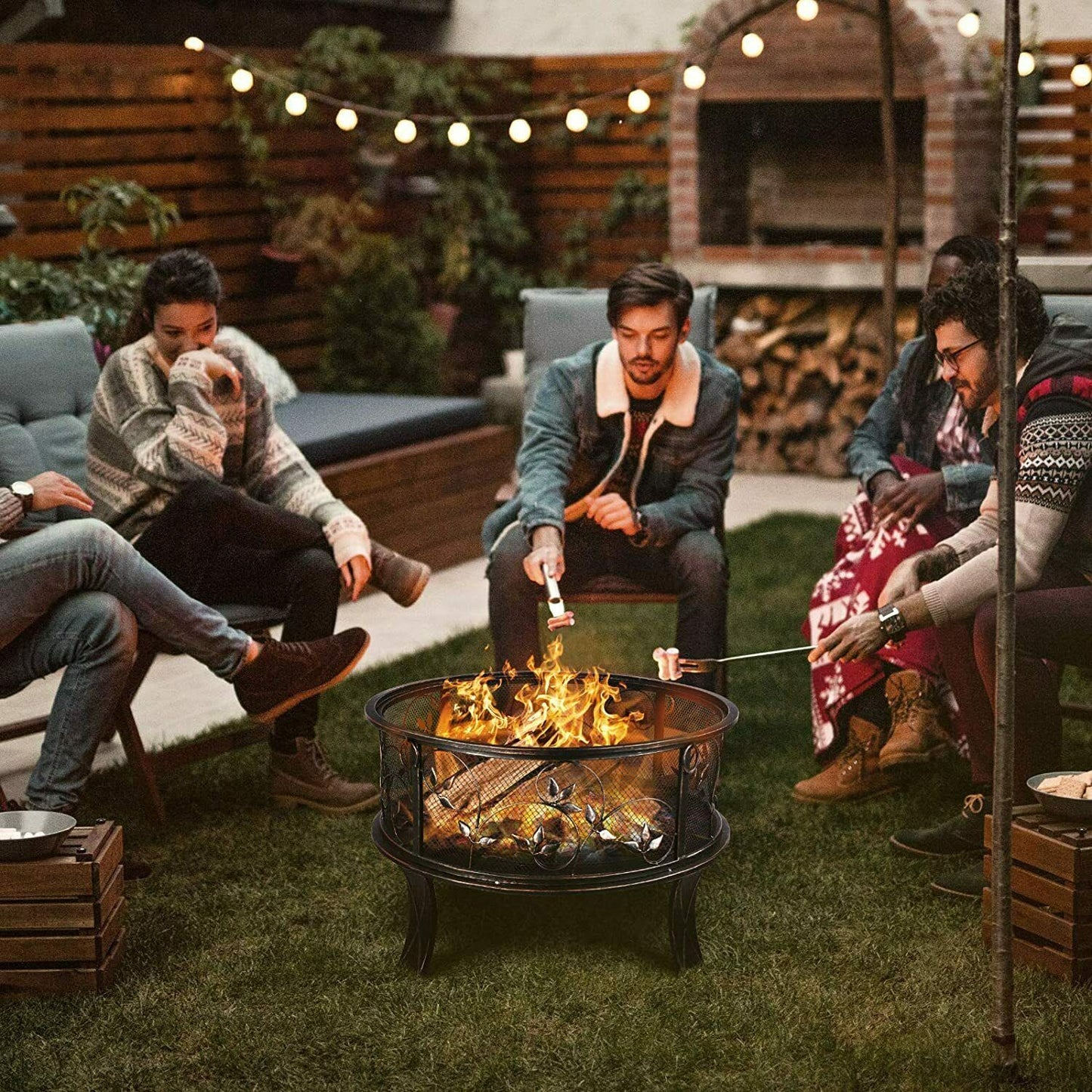 Retro Look Fire Pit