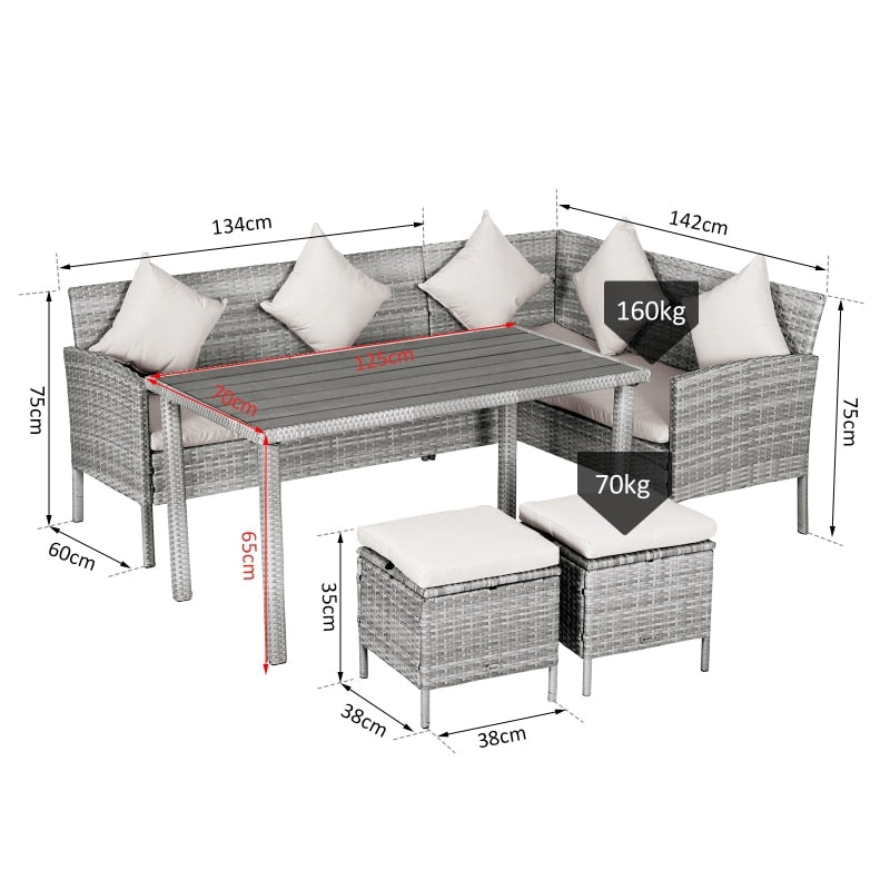 Garden Dining Furniture Set