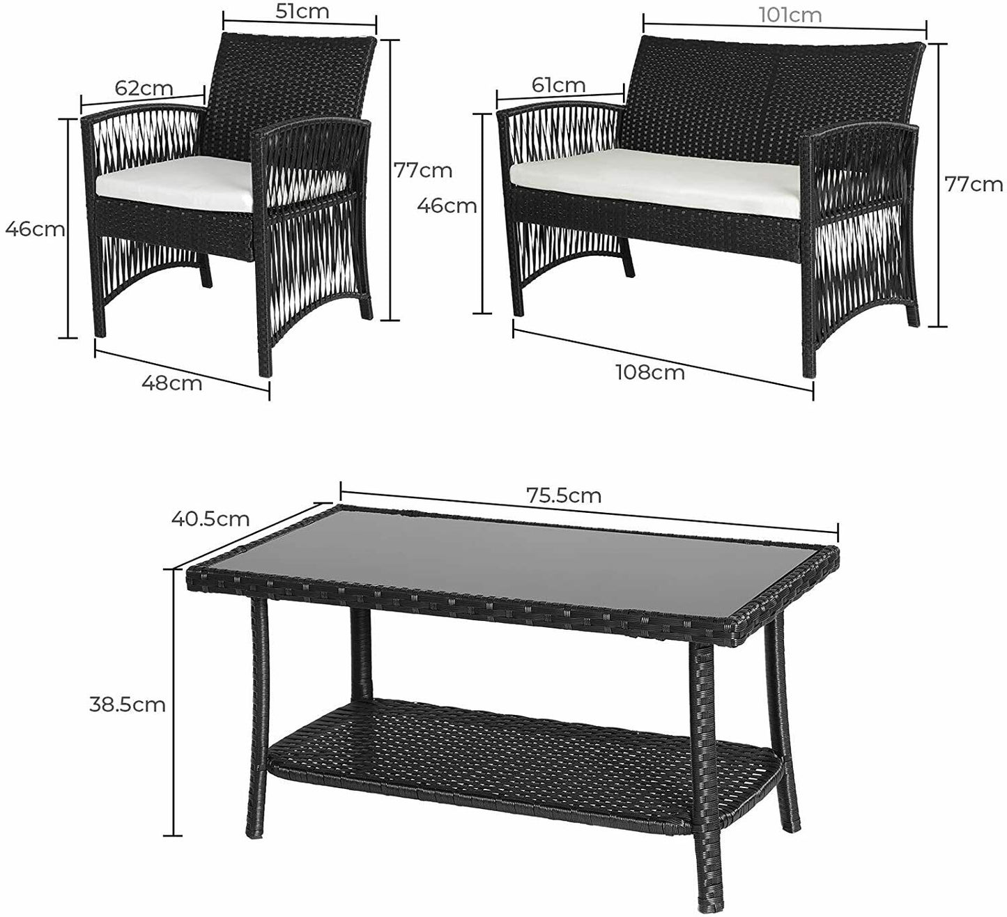 Rattan Garden Furniture Set