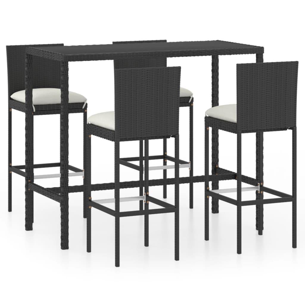 Rattan Garden Bar Set