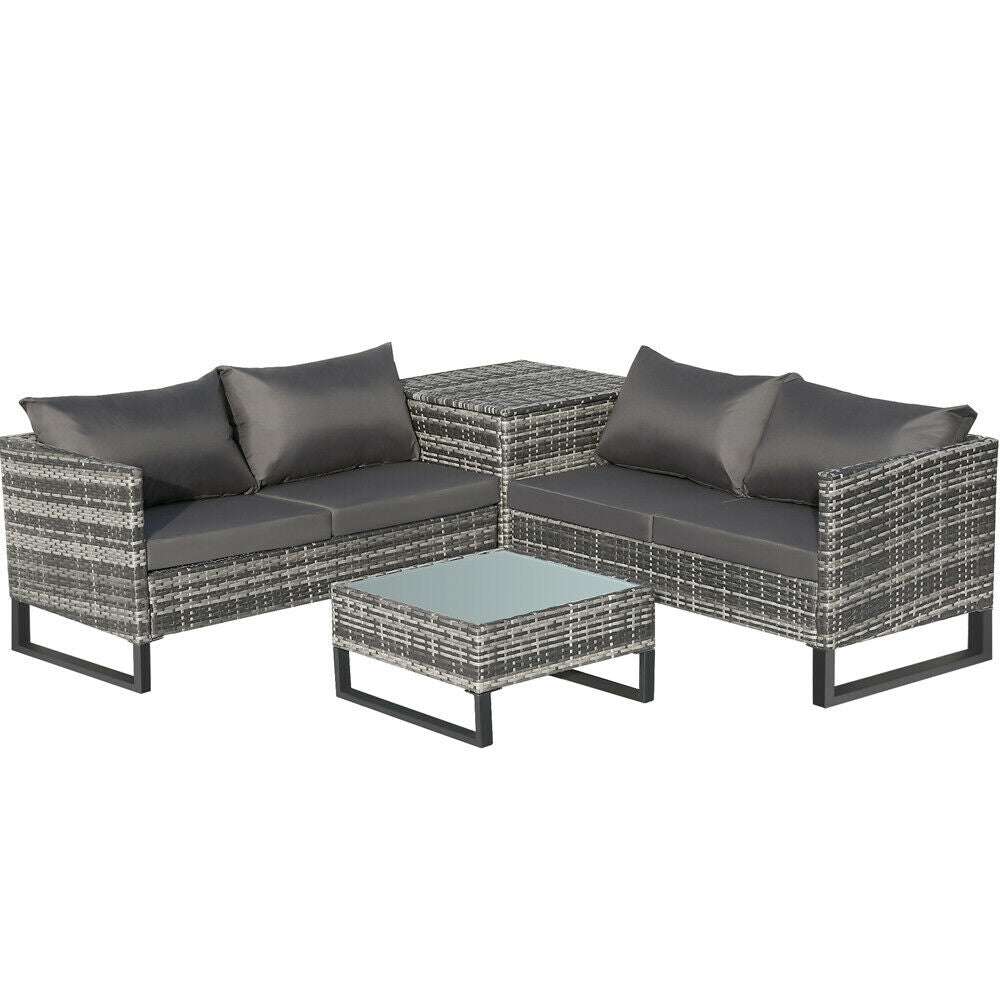 Rattan Corner Sofa Set