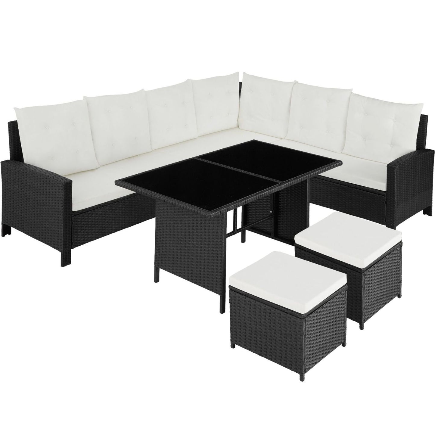 Rattan Garden Corner Sofa Set