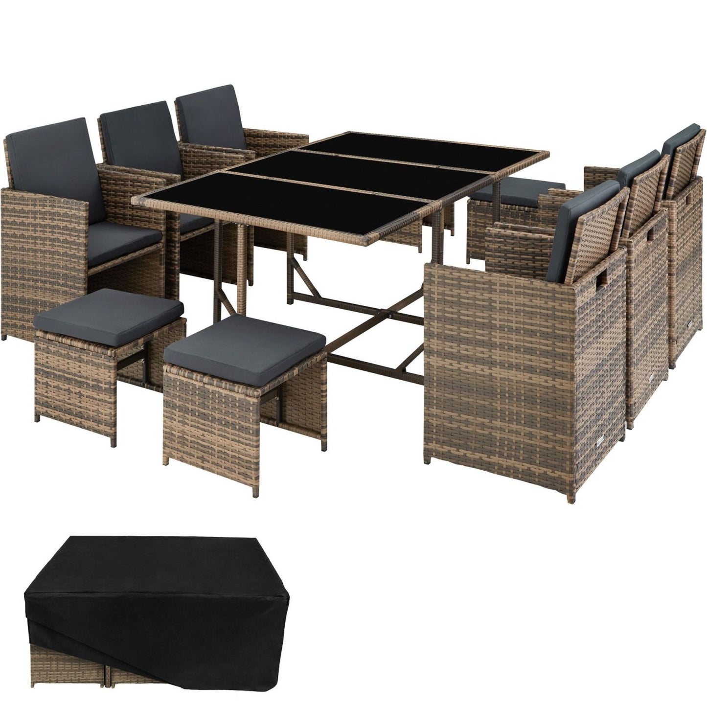 Rattan Patio Dining Set