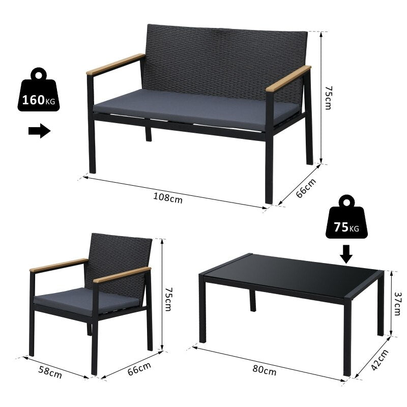 Rattan Patio Furniture Set