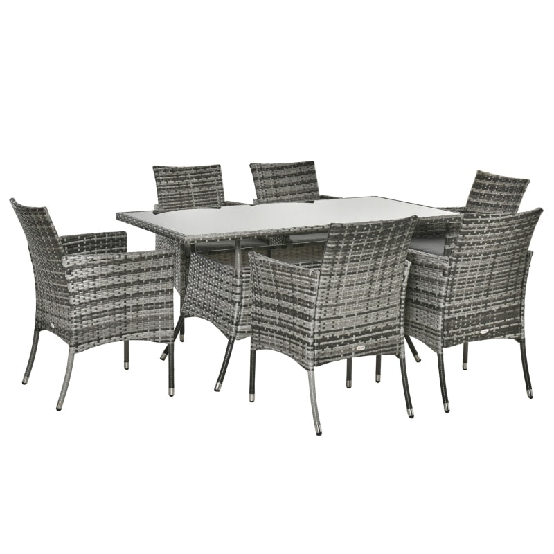 Woven Resin Dining Furniture Set