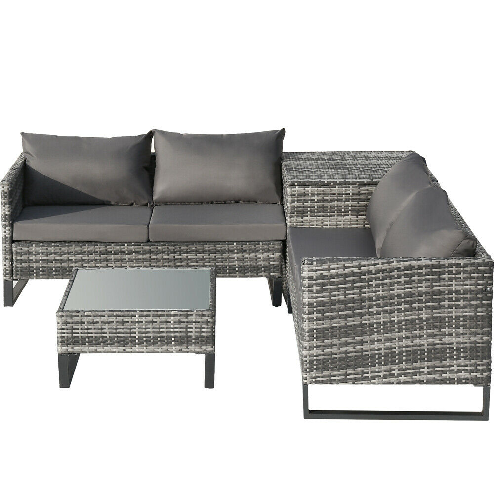 Rattan Corner Sofa Set