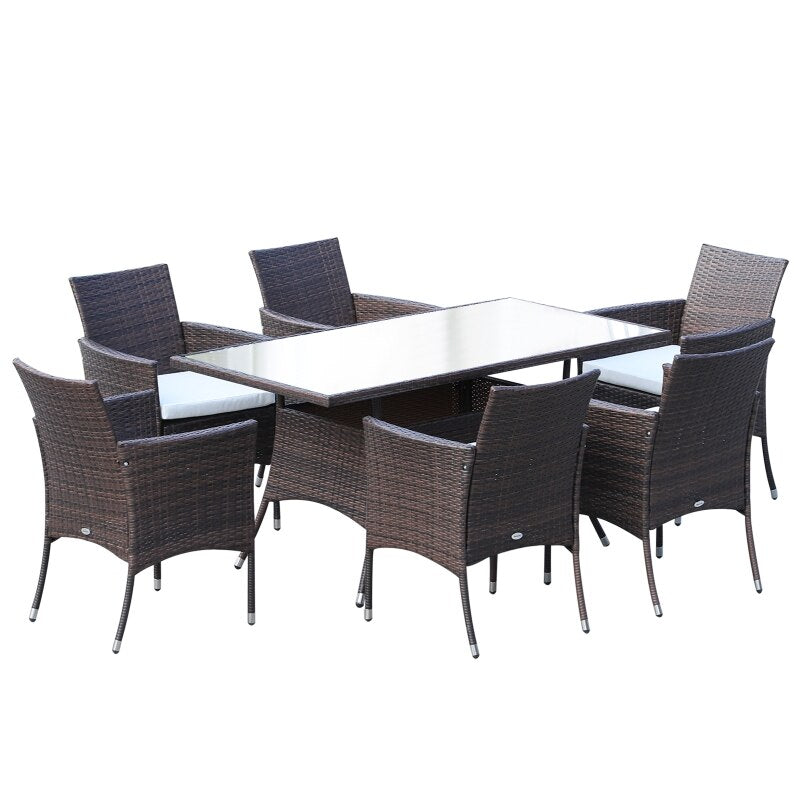 Wicker Patio Dining Set